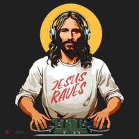 Dj Jesus Raves Golf Towel thumb 3
