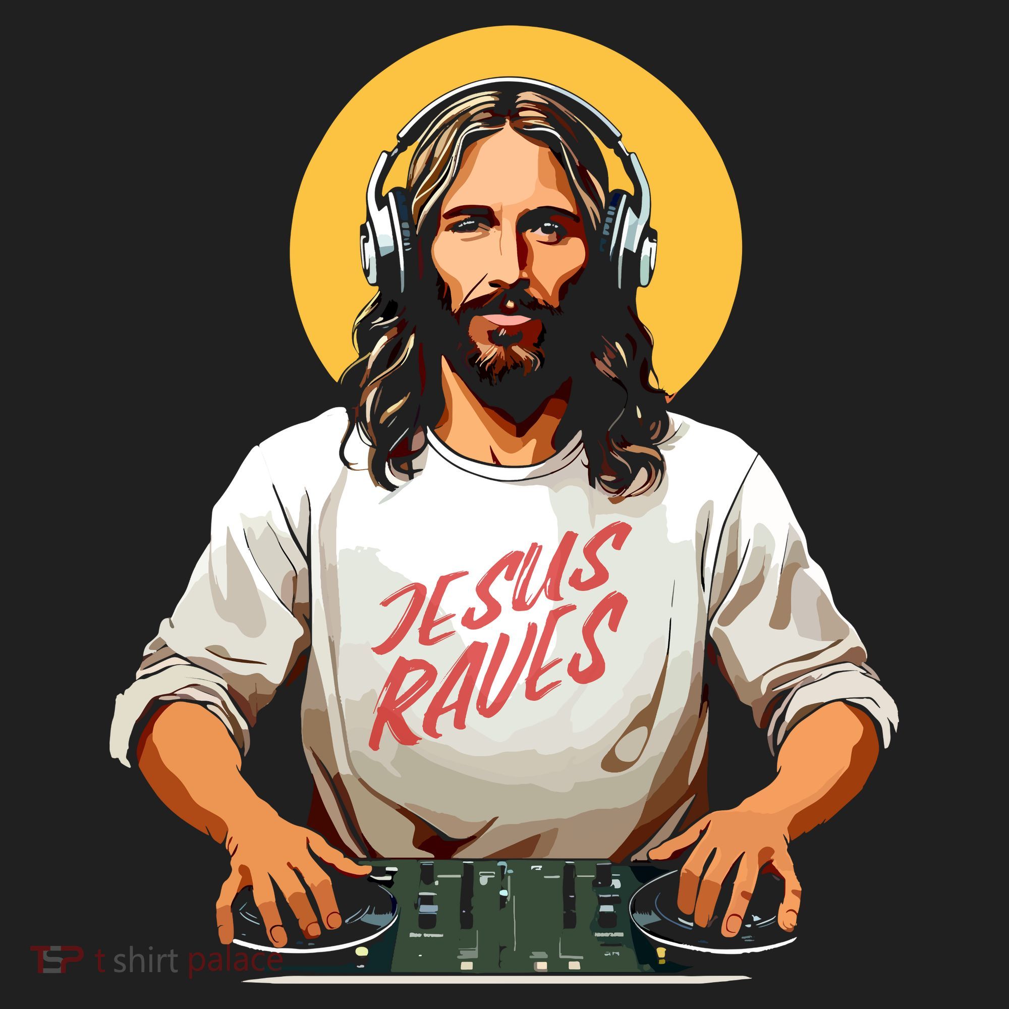 Dj Jesus Raves Golf Towel