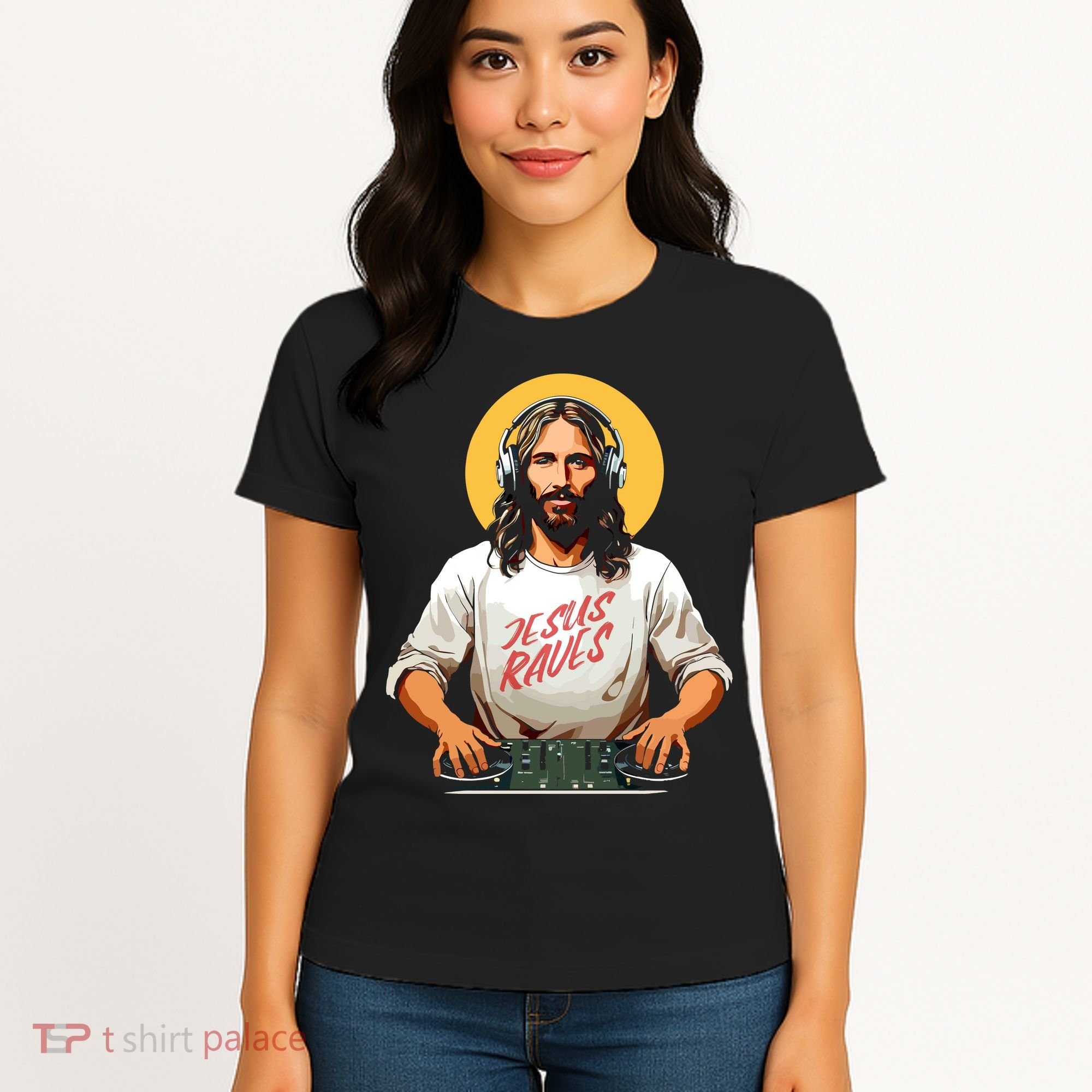 Dj Jesus Raves Women's T-Shirt