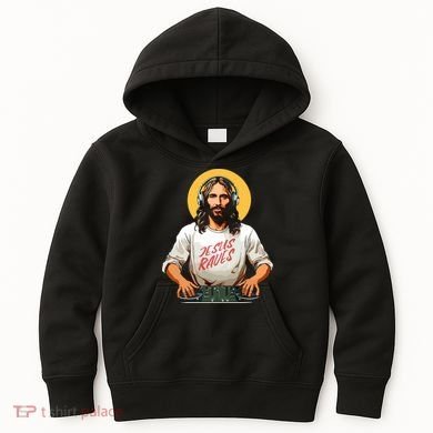 Dj Jesus Raves Kids Hoodie