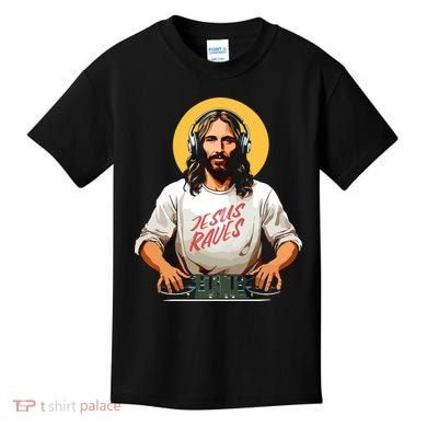 Dj Jesus Raves Kids T-Shirt