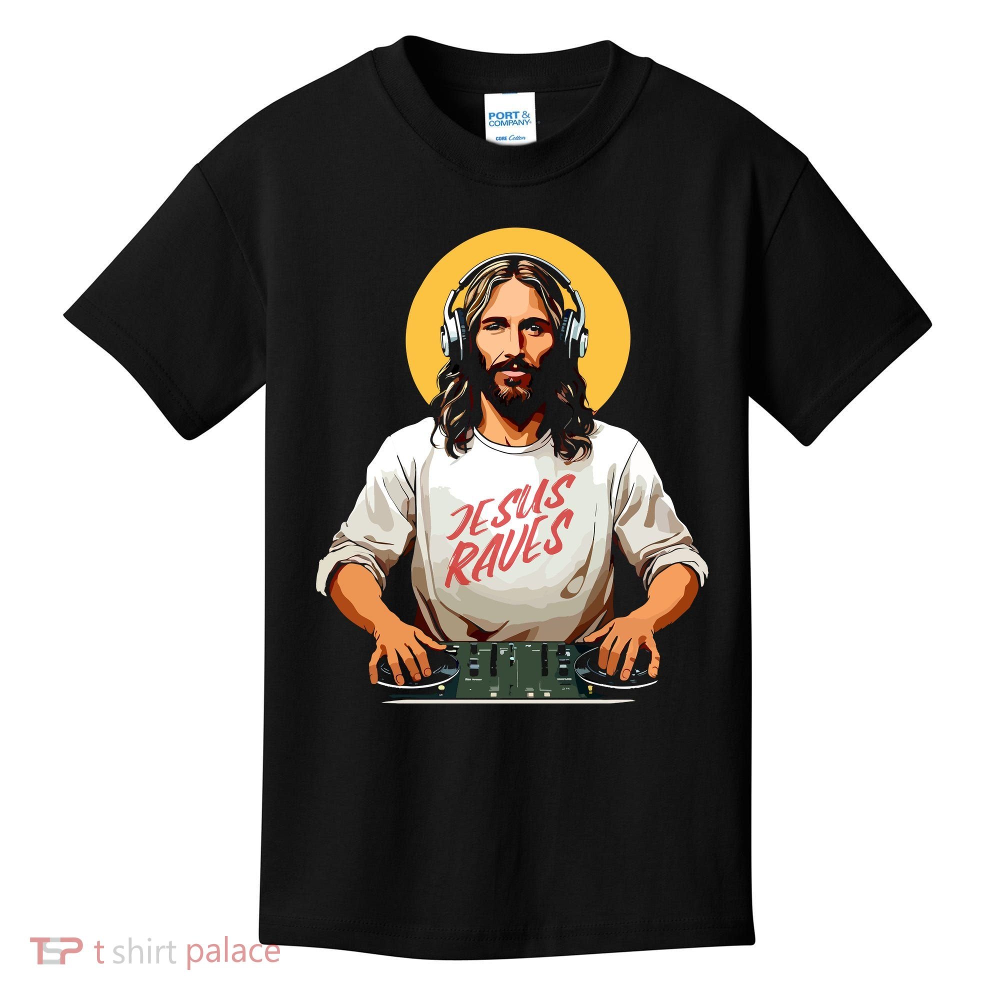 Dj Jesus Raves Kids T-Shirt