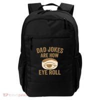 Dad Jokes: The Ultimate Eye Roll Gift for Fathers Day Backpack thumb 0