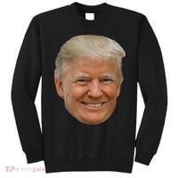 Donald J Trump The President's Face On A Meme Sweatshirt thumb 0