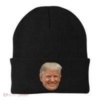 Donald J Trump The President's Face On A Meme Beanie thumb 0