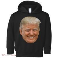 Donald J Trump The President's Face On A Meme Toddler Hoodie thumb 0