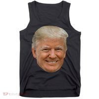 Donald J Trump The President's Face On A Meme Tank Top thumb 0