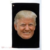 Donald J Trump The President's Face On A Meme Golf Towel thumb 0