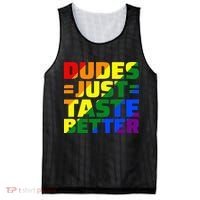 Dudes Just Taste Better Mesh Reversible Basketball Jersey Tank thumb 0
