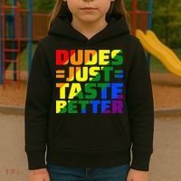 Dudes Just Taste Better Kids Hoodie thumb 3