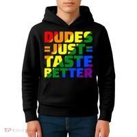 Dudes Just Taste Better Kids Hoodie thumb 4