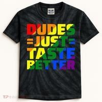 Dudes Just Taste Better Kids Tie-Dye T-Shirt thumb 0