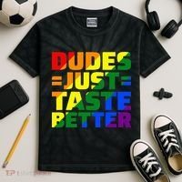 Dudes Just Taste Better Kids Tie-Dye T-Shirt thumb 2