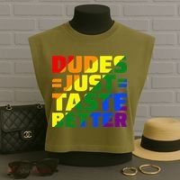 Dudes Just Taste Better Garment-Dyed Women's Muscle Tee thumb 3