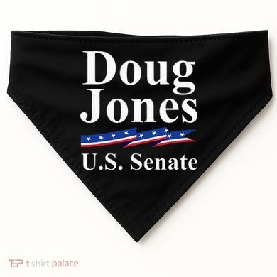 Doug Jones Us Senate Vote Democrat USA-Made Doggie Bandana