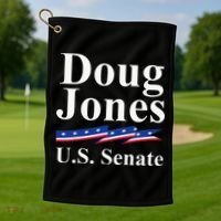Doug Jones Us Senate Vote Democrat Golf Towel thumb 1