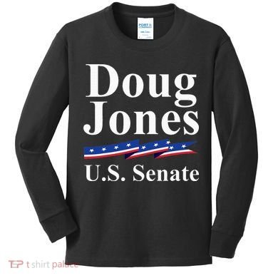 Doug Jones Us Senate Vote Democrat Kids Long Sleeve Shirt