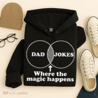 Dad Jokes Venn Diagram Hoodie thumb 4