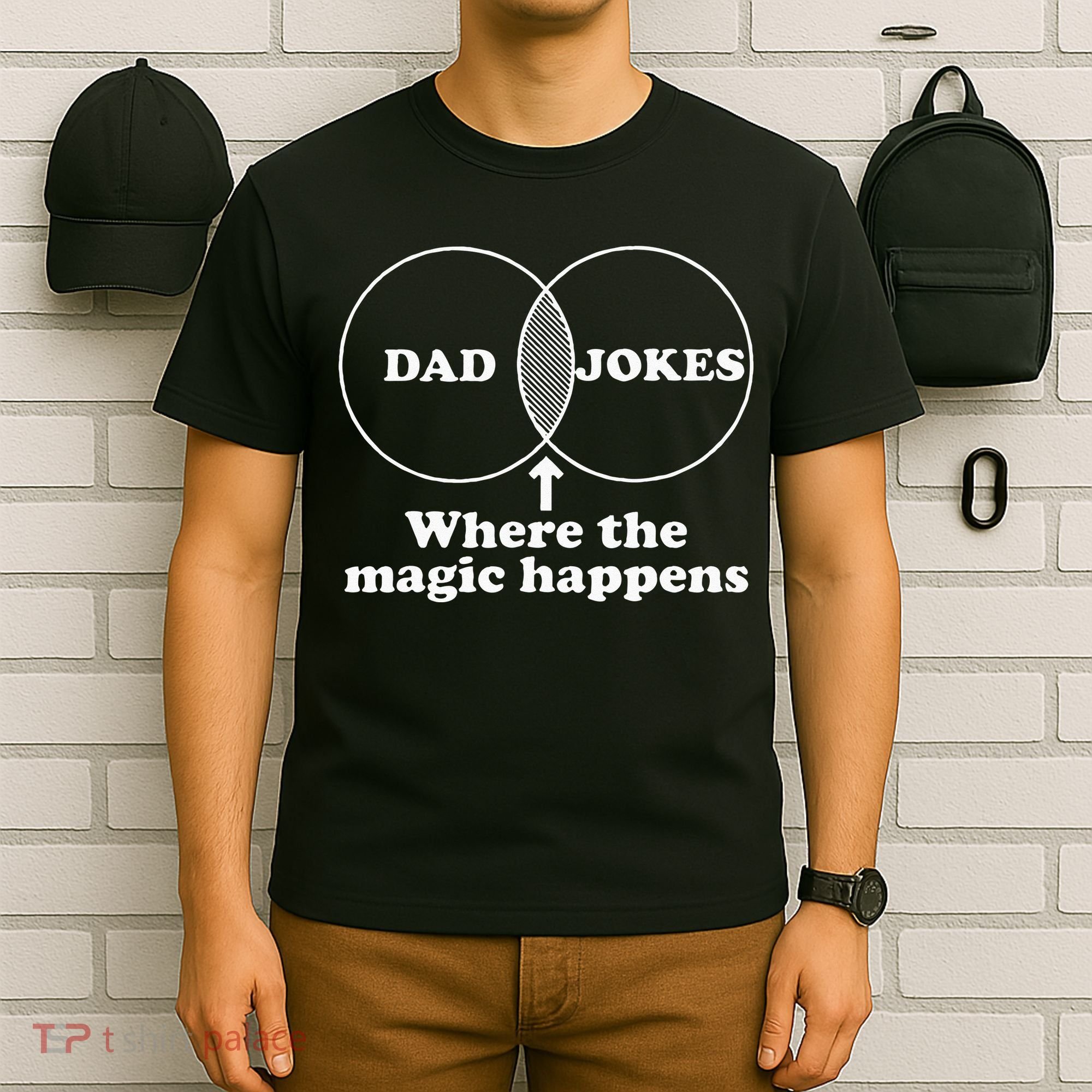 Dad Jokes Venn Diagram T-Shirt