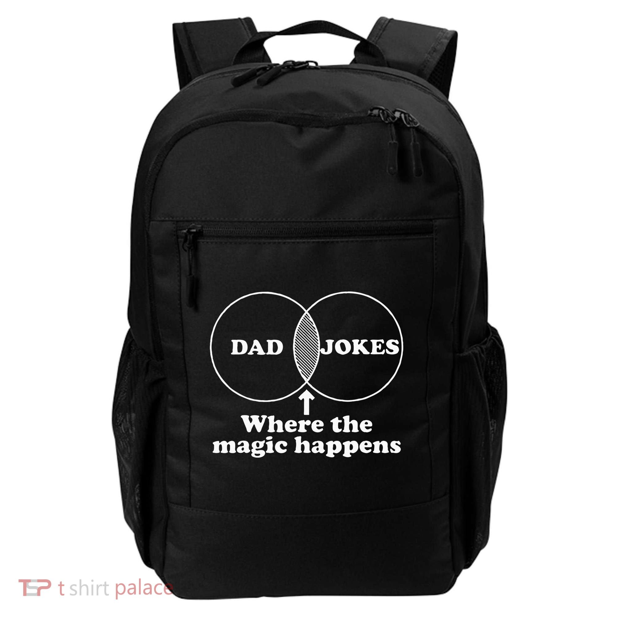Dad Jokes Venn Diagram Backpack