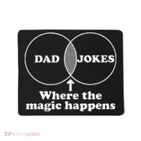 Dad Jokes Venn Diagram Mousepad thumb 0