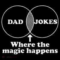 Dad Jokes Venn Diagram Mousepad thumb 1