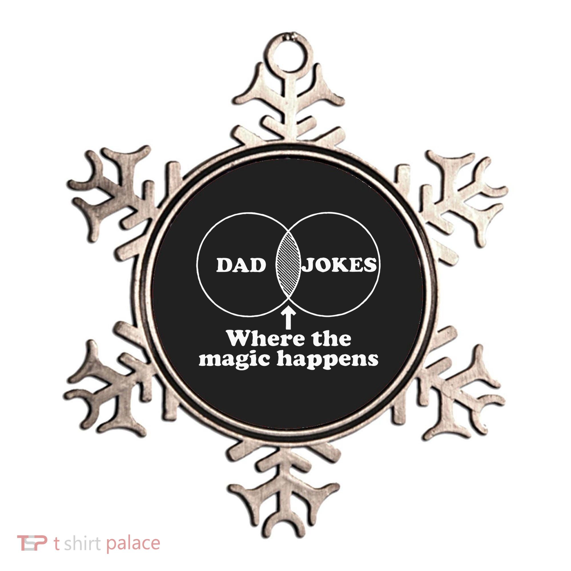 Dad Jokes Venn Diagram Ornament