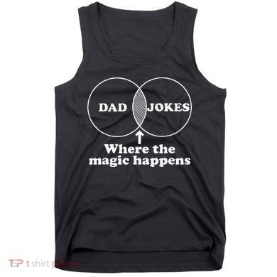 Dad Jokes Venn Diagram Tank Top