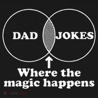 Dad Jokes Venn Diagram Women's T-Shirt thumb 6