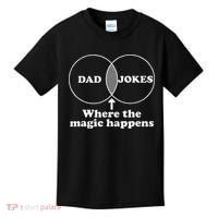 Dad Jokes Venn Diagram Kids T-Shirt thumb 0