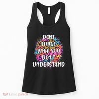 Dont Judge What You Dont Understand Mental Health Awareness Women's Tank Top thumb 0