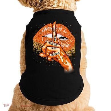 Don't Judge What You Don't Understand Multiple Sclerosis Awareness Doggie Tank