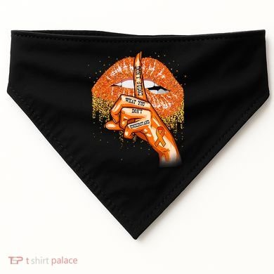 Don't Judge What You Don't Understand Multiple Sclerosis Awareness USA-Made Doggie Bandana