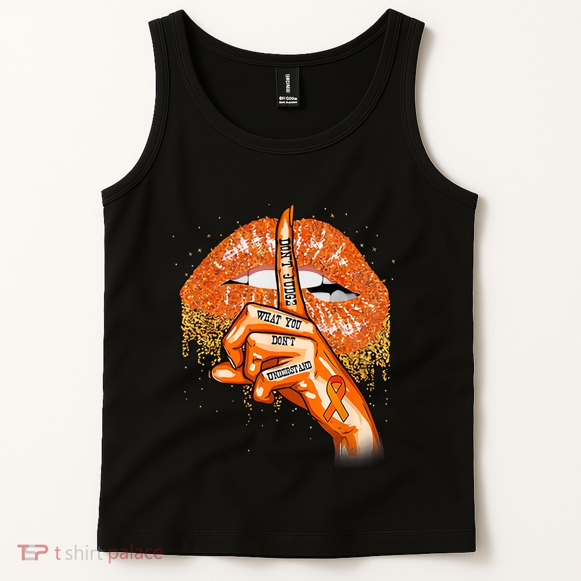 Don't Judge What You Don't Understand Multiple Sclerosis Awareness Tank Top