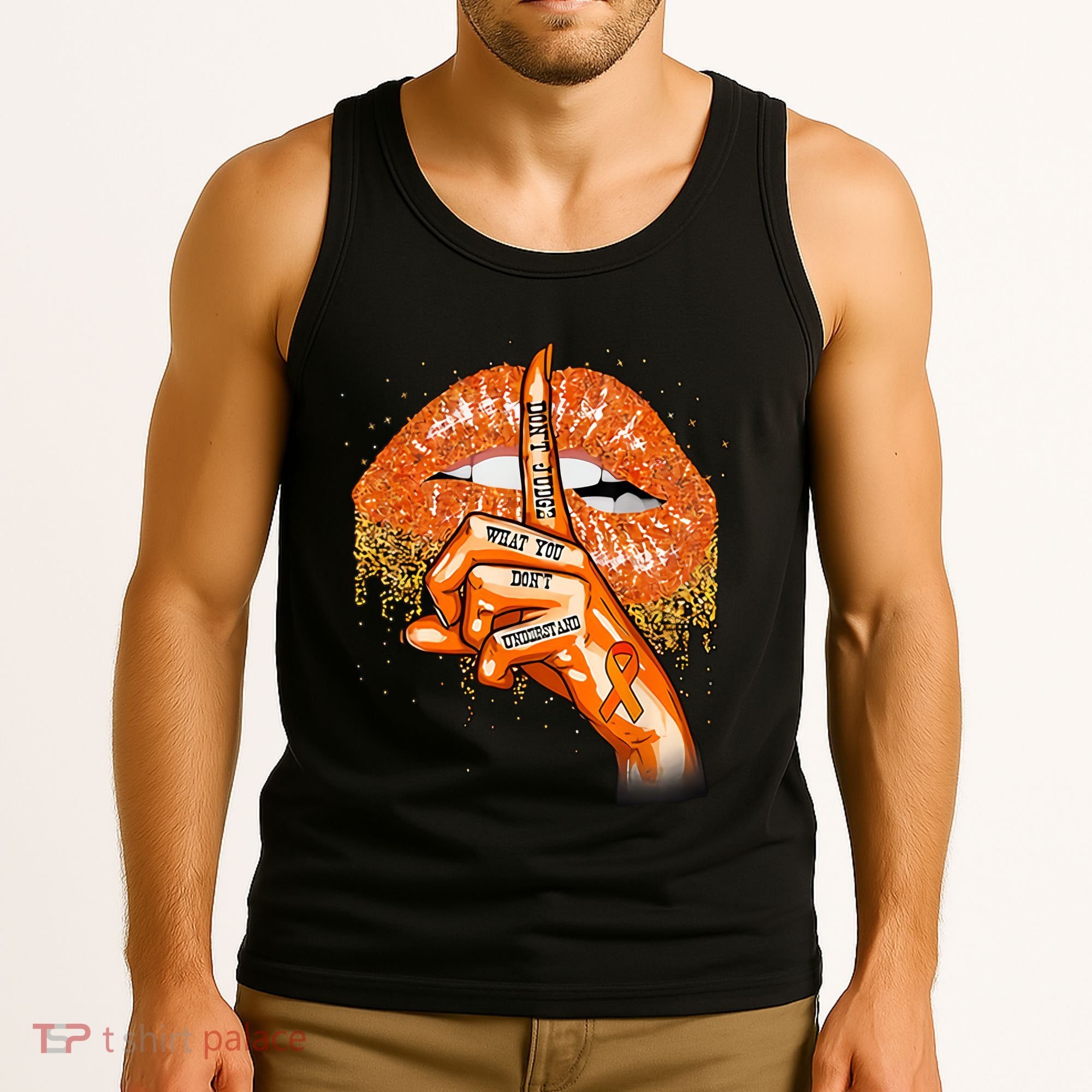 Don't Judge What You Don't Understand Multiple Sclerosis Awareness Tank Top