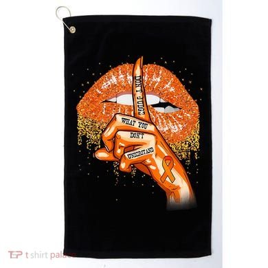 Don't Judge What You Don't Understand Multiple Sclerosis Awareness Golf Towel