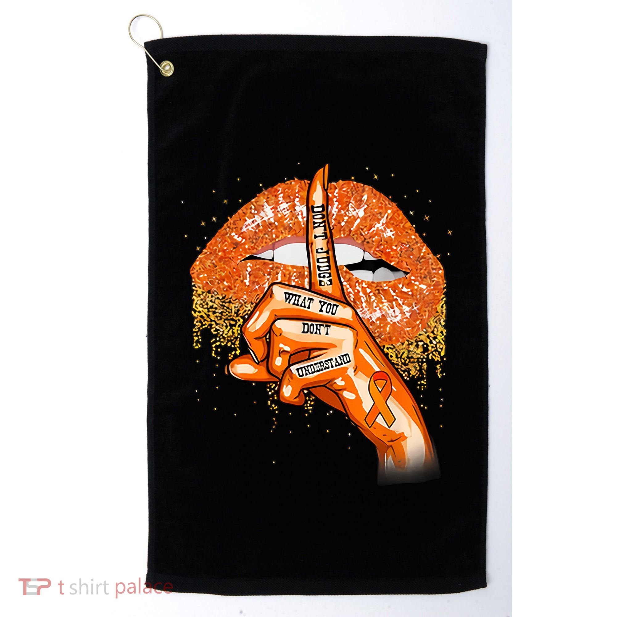 Don't Judge What You Don't Understand Multiple Sclerosis Awareness Golf Towel