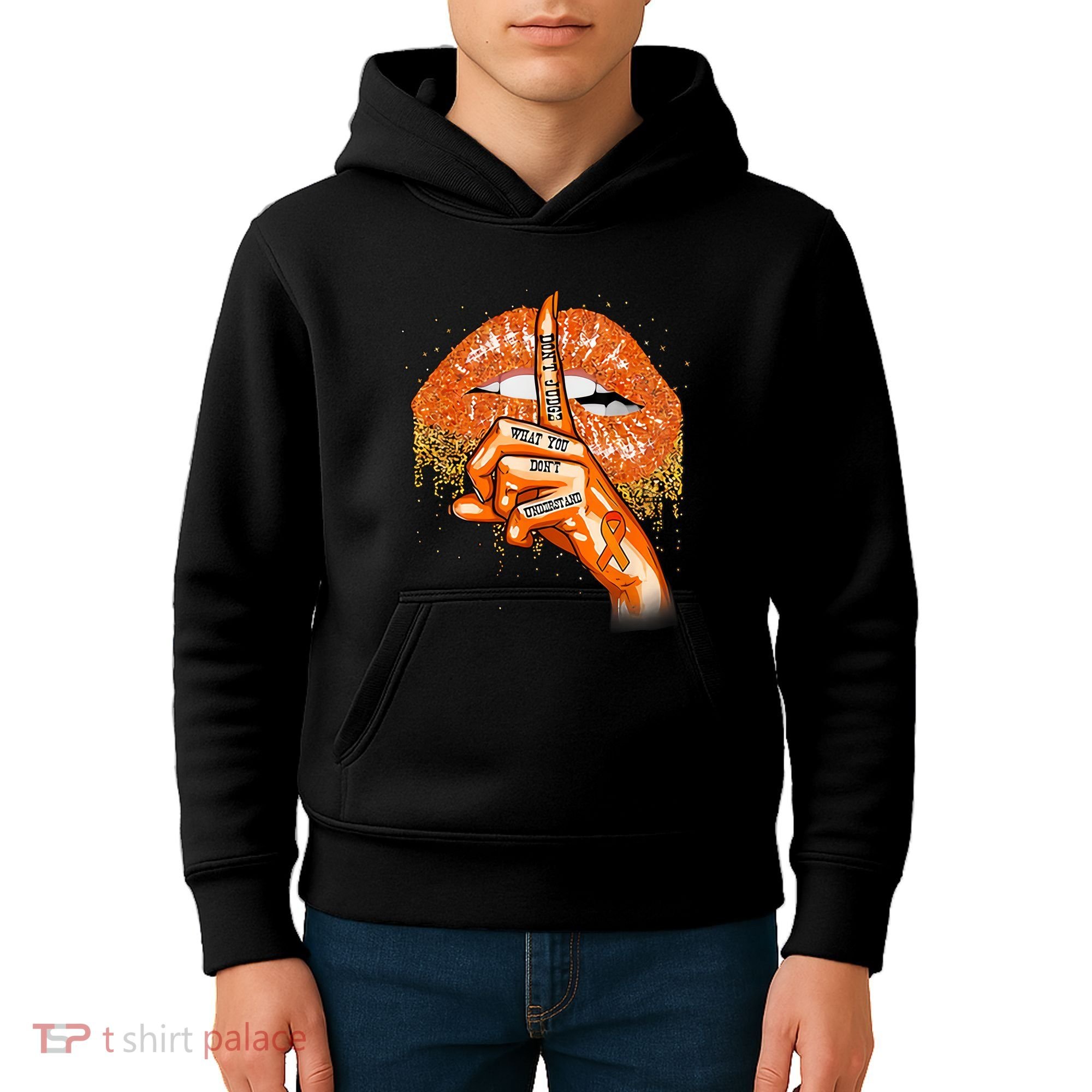 Don't Judge What You Don't Understand Multiple Sclerosis Awareness Kids Hoodie