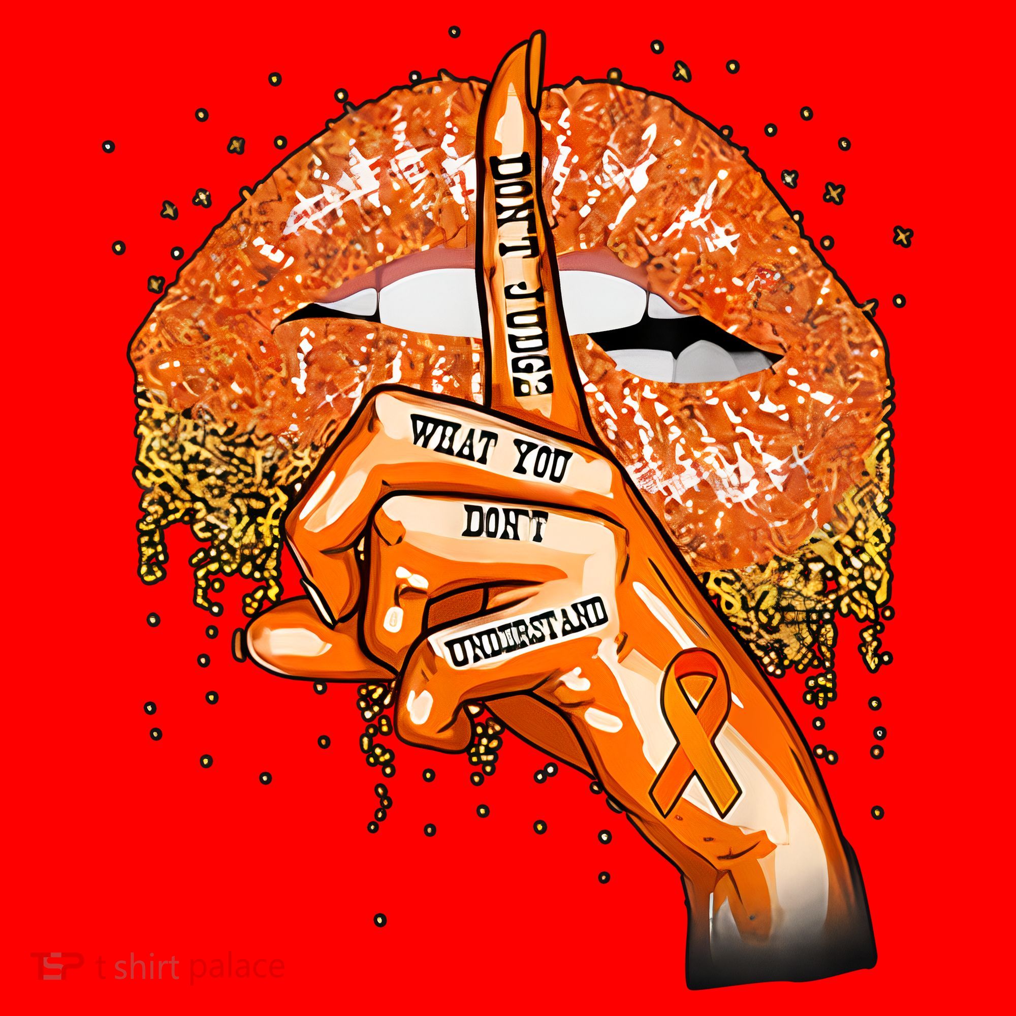 Don't Judge What You Don't Understand Multiple Sclerosis Awareness Santa Hat