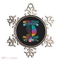 Dont Judge What You Dont Understand Mental Health Support Ornament thumb 0