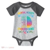 Dont Judge What You Dont Understand Mental Health Support Infant Baby Jersey Bodysuit thumb 0