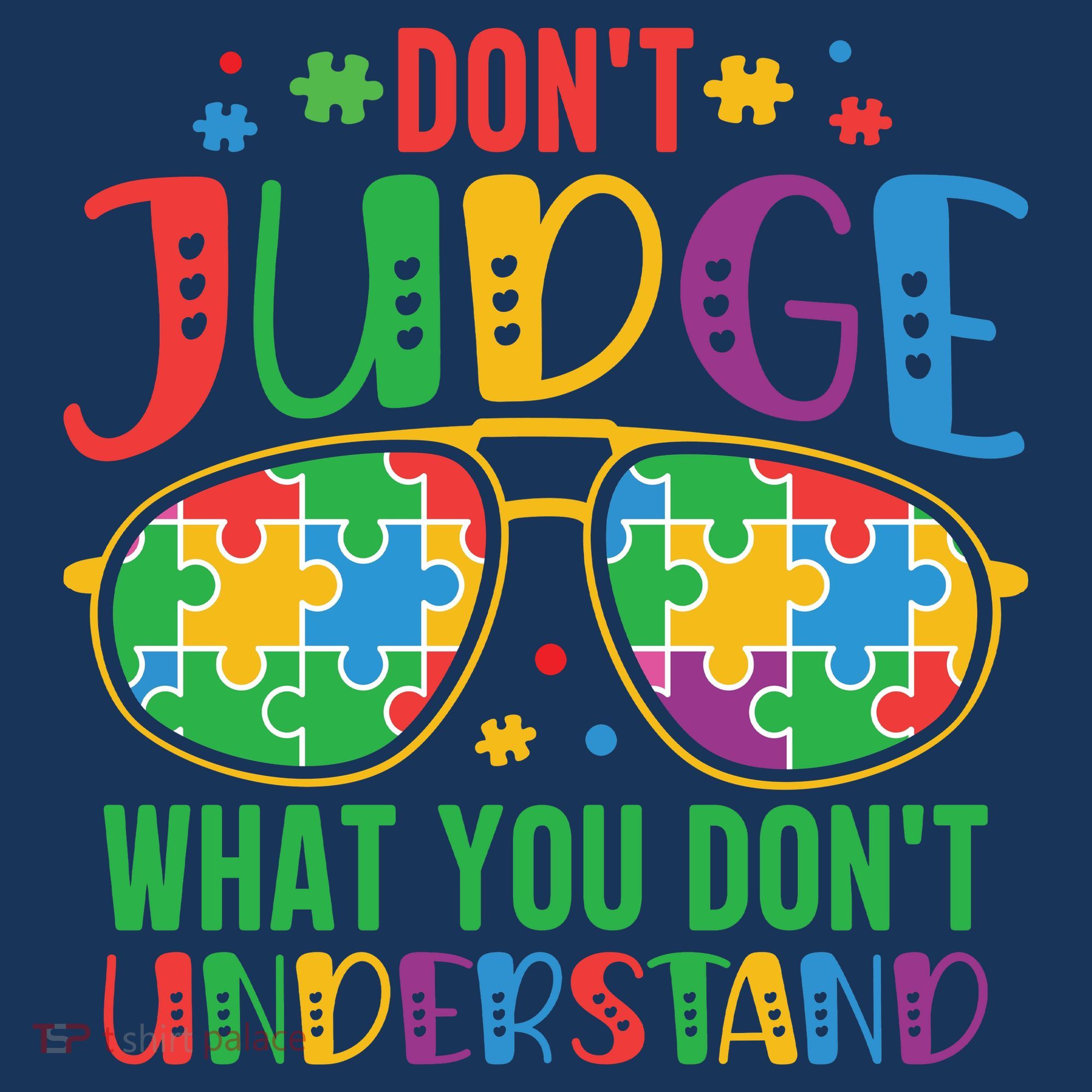 Don't Judge What You Don't' Understand Autism Awareness Month Women's Tank Top