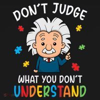 Don't Judge What You Don't Understand Autism Awareness Albert Einstein Women's Tank Top thumb 5