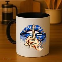 Dont Judge What You Dont Understand Autism Awareness Lips Coffee Mug thumb 4