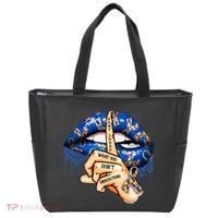 Dont Judge What You Dont Understand Autism Awareness Lips Tote Bag thumb 0