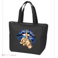 Dont Judge What You Dont Understand Autism Awareness Lips Tote Bag thumb 3