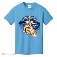 Dont Judge What You Dont Understand Autism Awareness Lips Kids T-Shirt thumb 0