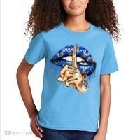 Dont Judge What You Dont Understand Autism Awareness Lips Kids T-Shirt thumb 2