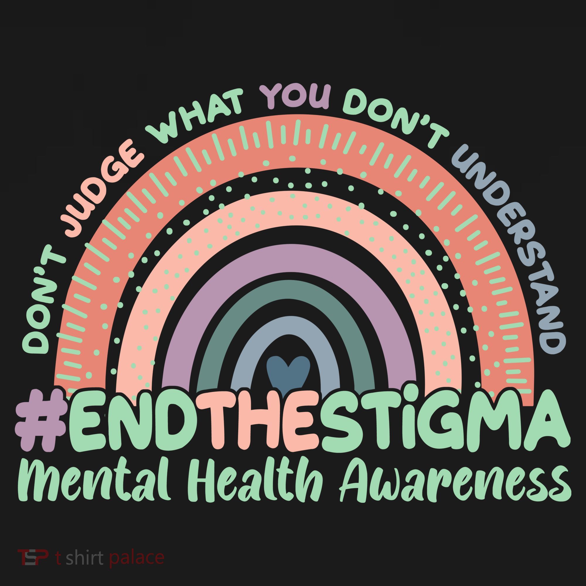 Don't Judge What You Don't Understand #End The Stigma Coaster