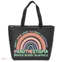 Don't Judge What You Don't Understand #End The Stigma Tote Bag thumb 0